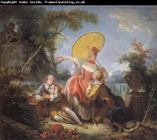 Jean-Honore Fragonard The Musical Contest